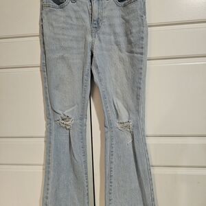 Girls Size 10 Old Navy Light Blue Flare Jeans